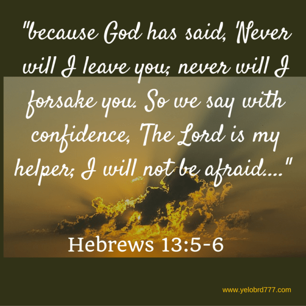 Hebrews 13_5-6