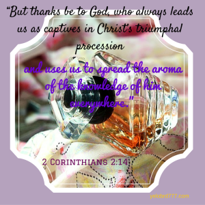 “But thanks be to God, who always leads